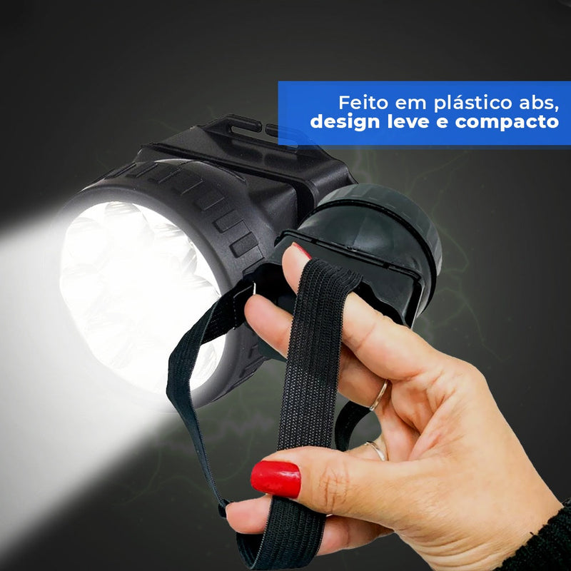 Lanterna Farol de Cabeça para Bike Moto Camping Trilha