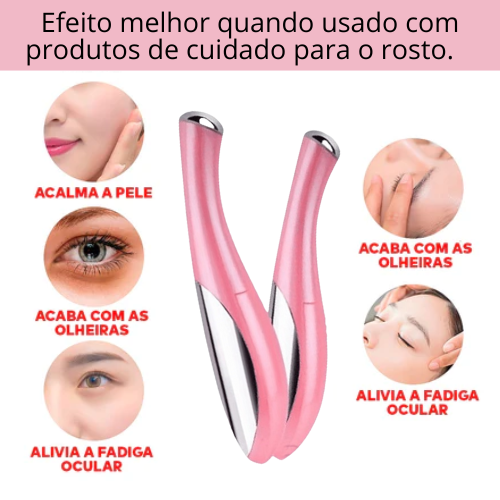 Caneta Massageadora Iônica Anti Rugas e Olheiras ®YoungBeuty (PELE 100% MAIS JOVEM)