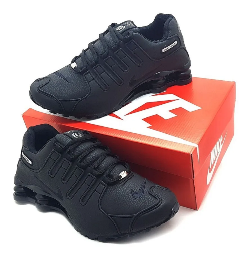 TÊNIS NIKE SHOX NZ MARINHO LARANJA