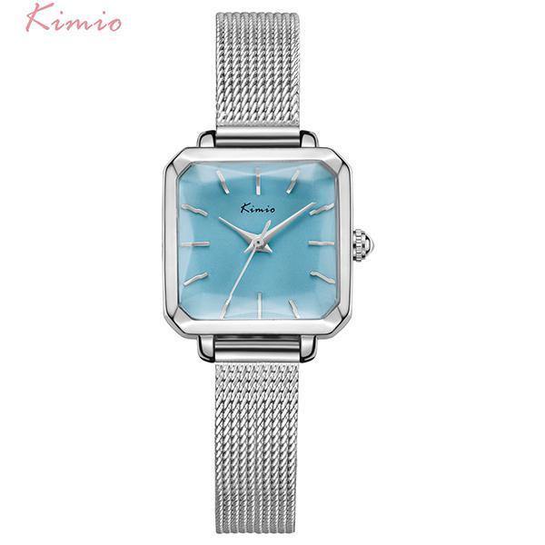 Relógio Feminino Nigth Kimio À Prova D'água Pulseira em Aço Inoxidável Quartz