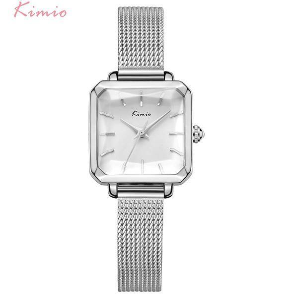 Relógio Feminino Nigth Kimio À Prova D'água Pulseira em Aço Inoxidável Quartz