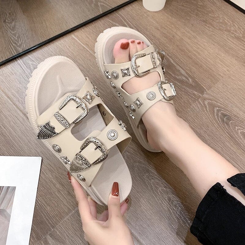 Sandália Feminina Vitoria-  Modelo Birken com Detalhes